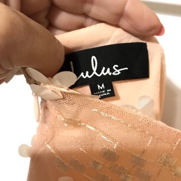 Lulus Feeling Flirty Floral Mini Skater Dress in Blush Pink - Picture 7 of 13